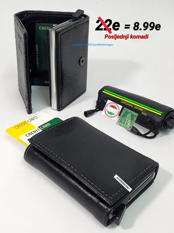 Mehanizam za kartice i novcanik ujedno