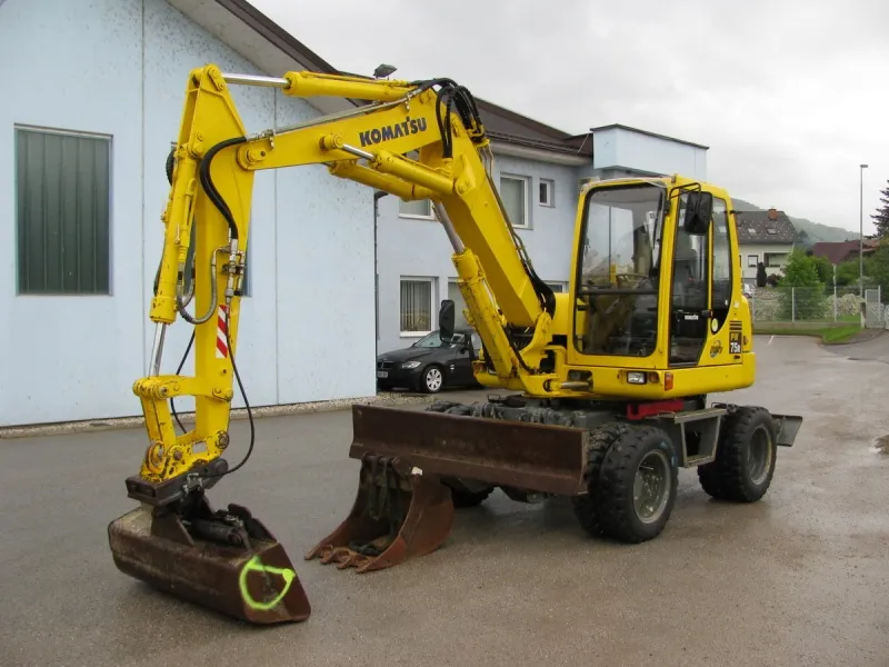 Komatsu PW75 Odlično stanje sa 3 kašike