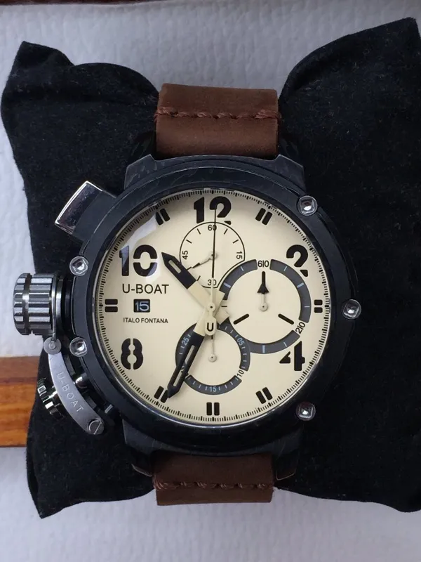 U Boat Carbon Yellow Italo Fontana 46MM