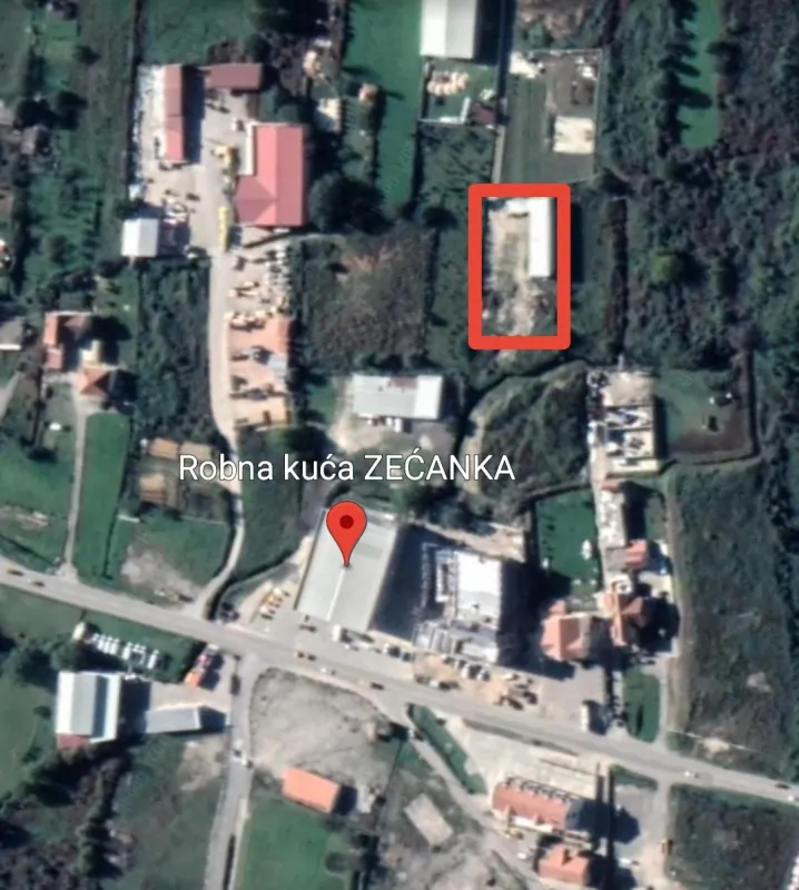 Prodajem/izdajem plac sa poslovnim objektima u Radanovićima(iza salona "Zećanka)