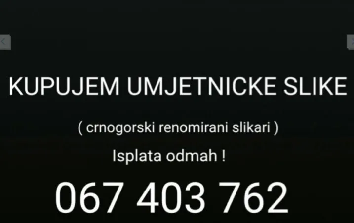 KUPUJEM umjetnicke slike