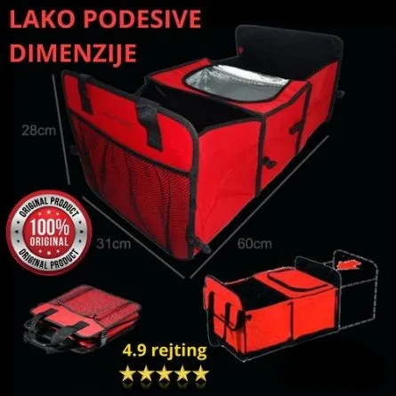3 u 1 Organizer + torba + frižider za gepek automobila