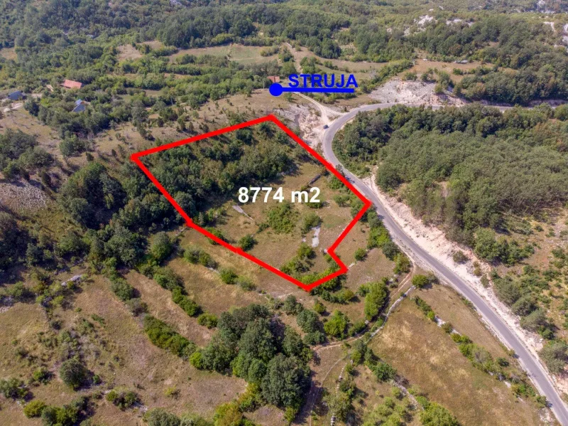 Prodajem poljoprivredno zemljiste 8774m2,Danilovgrad 