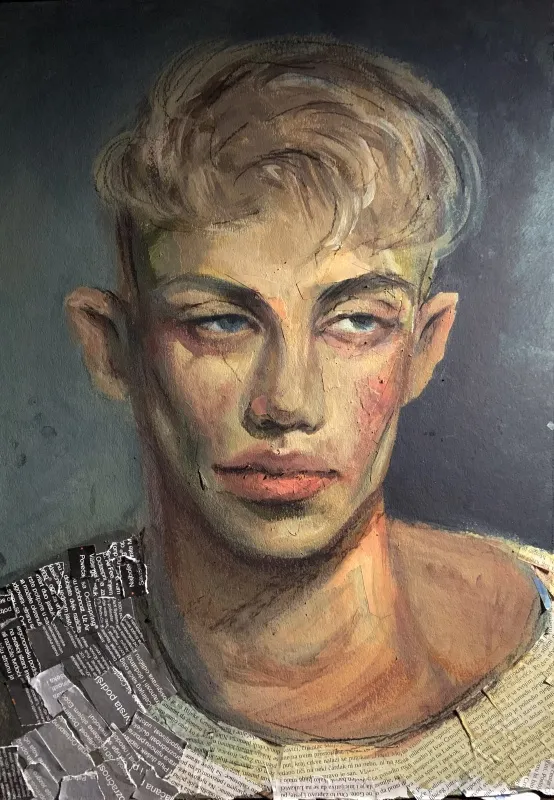 Prodajem slike na platnu/ lepenci u akriliku i ulju 