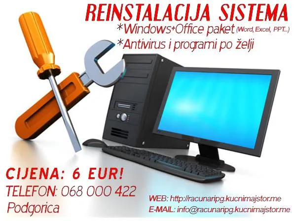 REINSTALACIJA SISTEMA