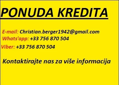 Ponuda financiranje novac