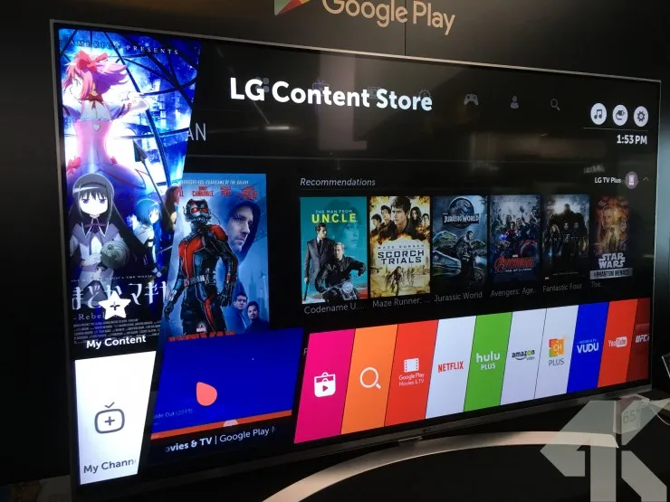 LG OLED65C6P Curved 65-Inch 4K Ultra HD Smart OLED TV (2016 Model)