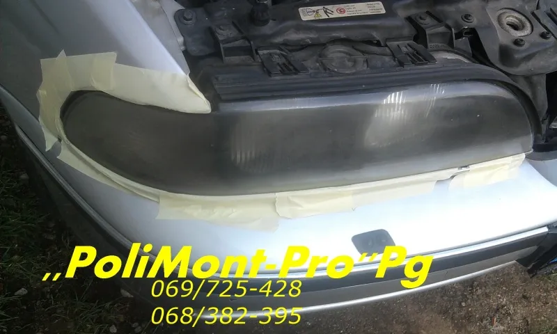 POLIRANJE FAROVA ZA MOTORCIKLE,AUTOMOBILE,DŽIPOVE,KOMBI VOZILA..