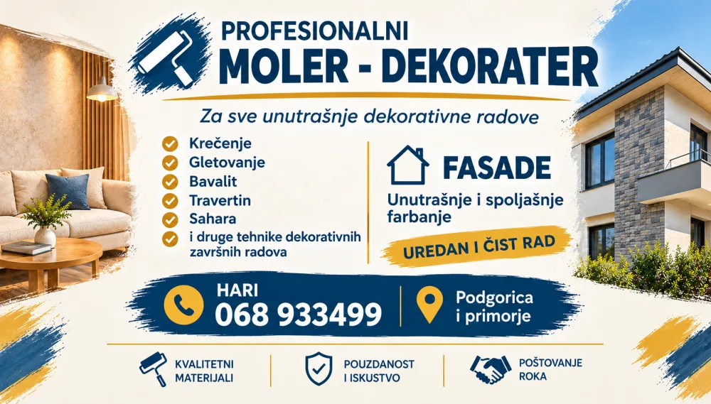Uredjenje doma- Moleraj