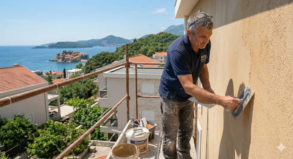 Demit fasade, dekorativni malter, sanacija — Bato