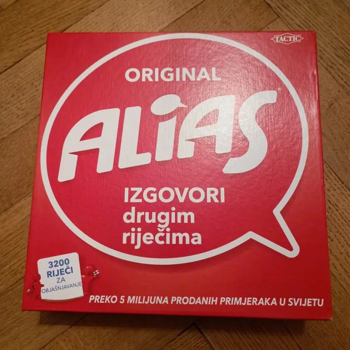 Društvena igra ALIAS (Original) - NIKAD OTVARANA / Nova! 🎲